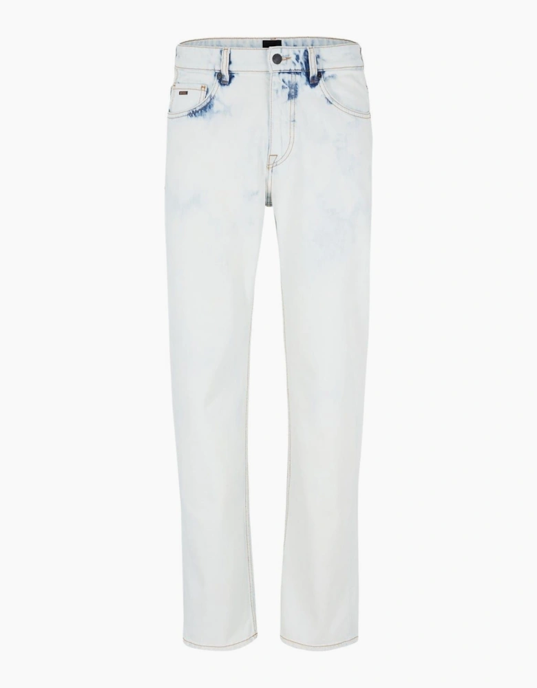 Five Pocket Design Straight Leg Jeans