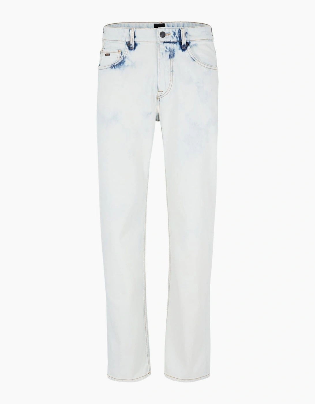 Five Pocket Design Straight Leg Jeans