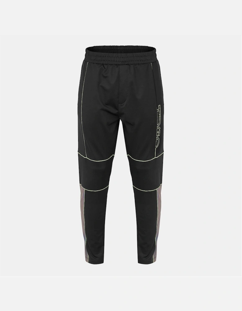 Solid Patterned Dalluminio Joggers