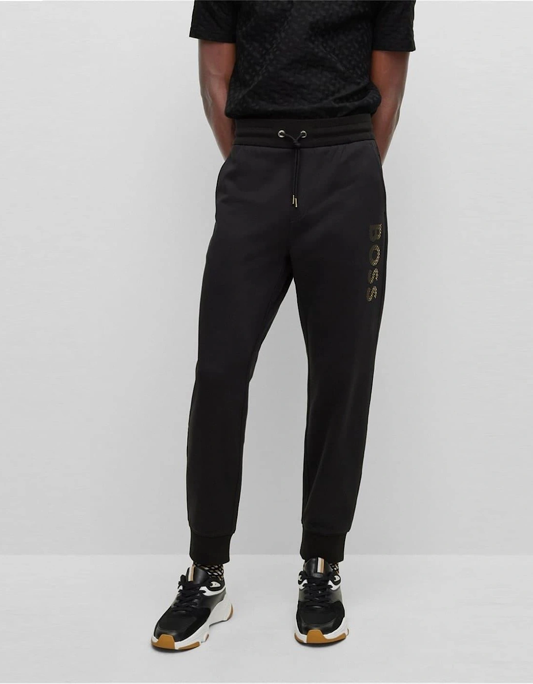 Lamont Solid Patterned Slim Joggers