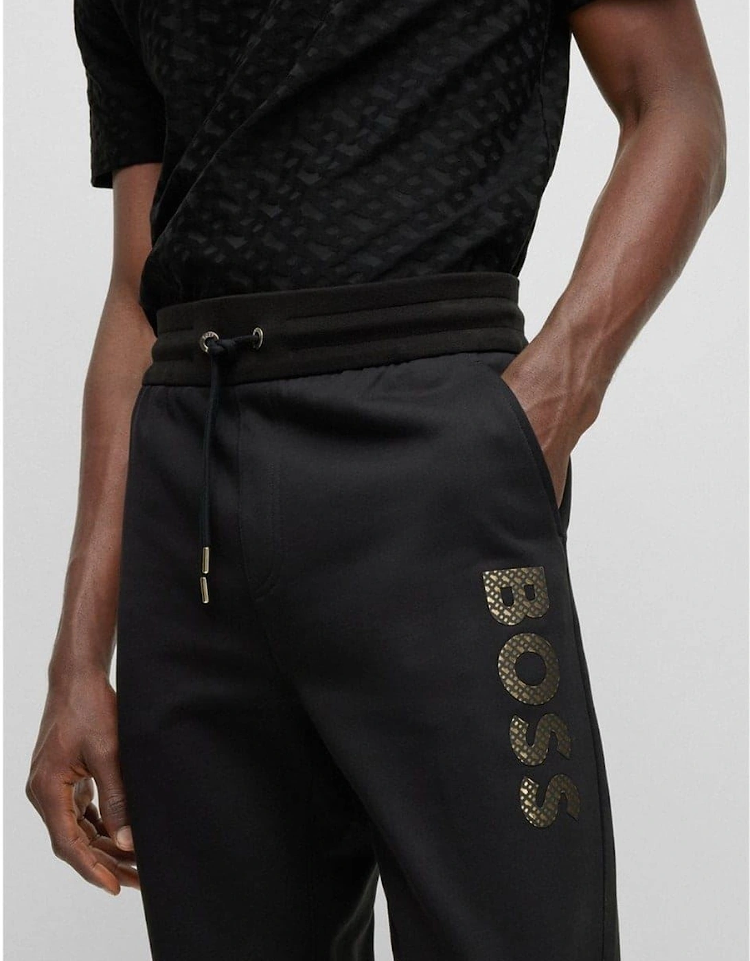 Lamont Solid Patterned Slim Joggers