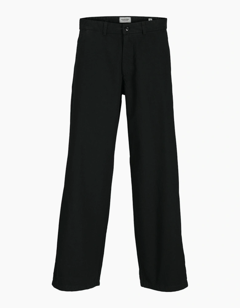 Solid Patterned Straight Chinos