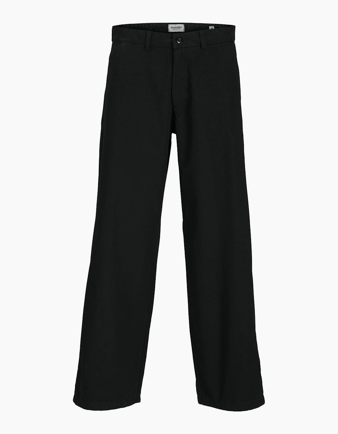 Solid Patterned Straight Chinos