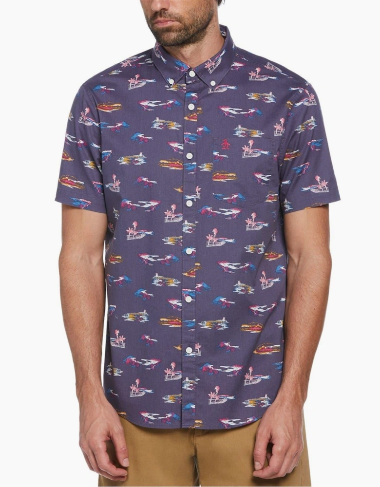 Regular Fit All Over Print Shirt
