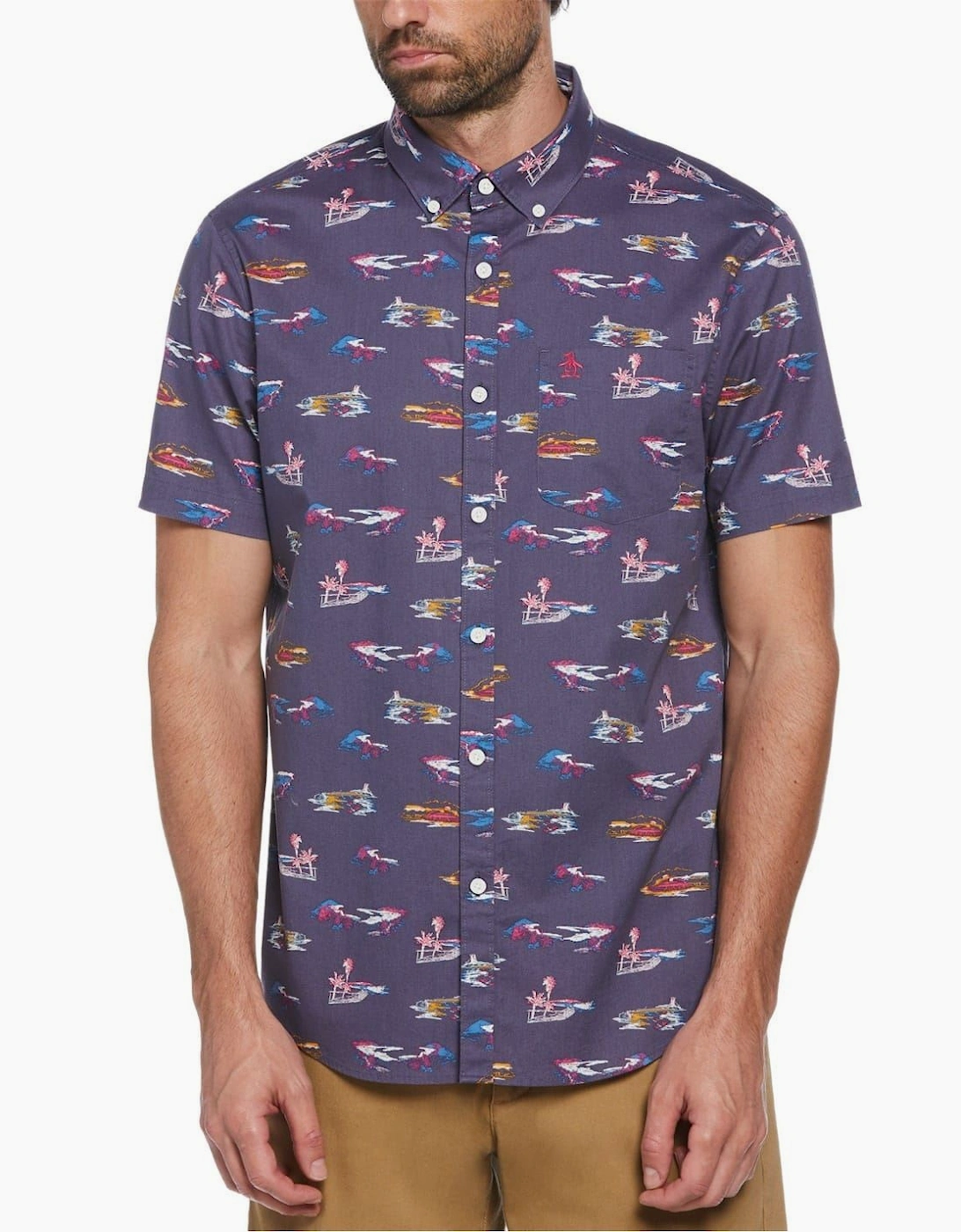 Regular Fit All Over Print Shirt