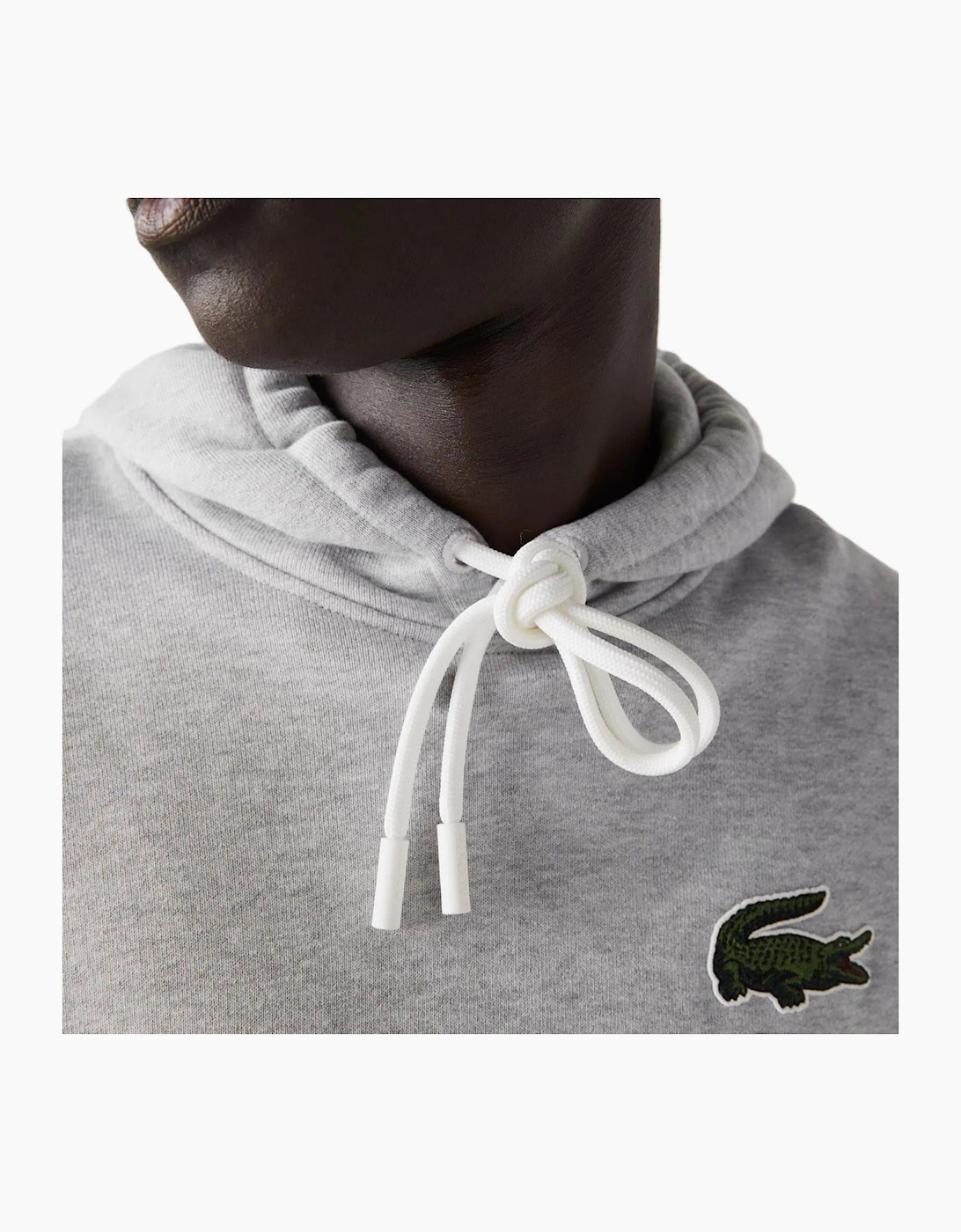 Crocodile Print Hooded Relaxed Fit Sweatshirt