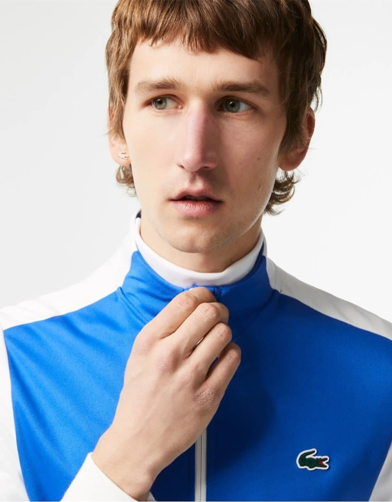 Regular Fit Zip Neck Long Sleeve Sweatshirt