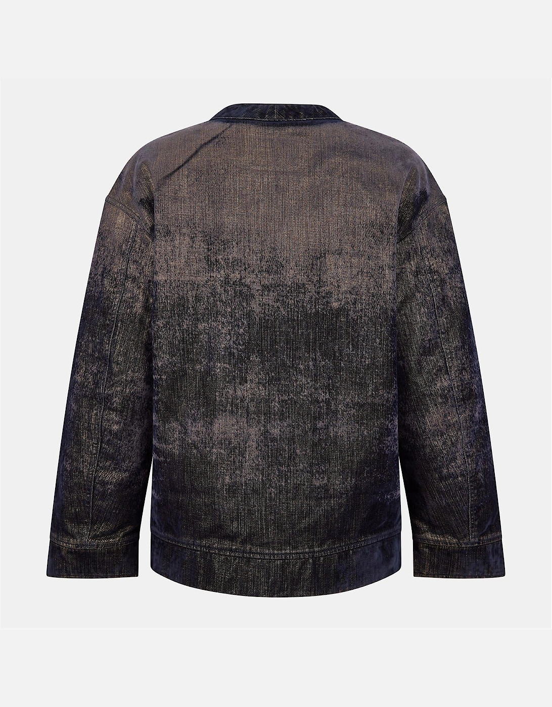 Solid Patterned Denim Jacket