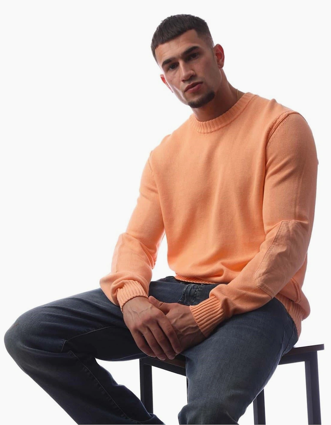 Crew Neck Long Sleeve Regular Fit Sweater