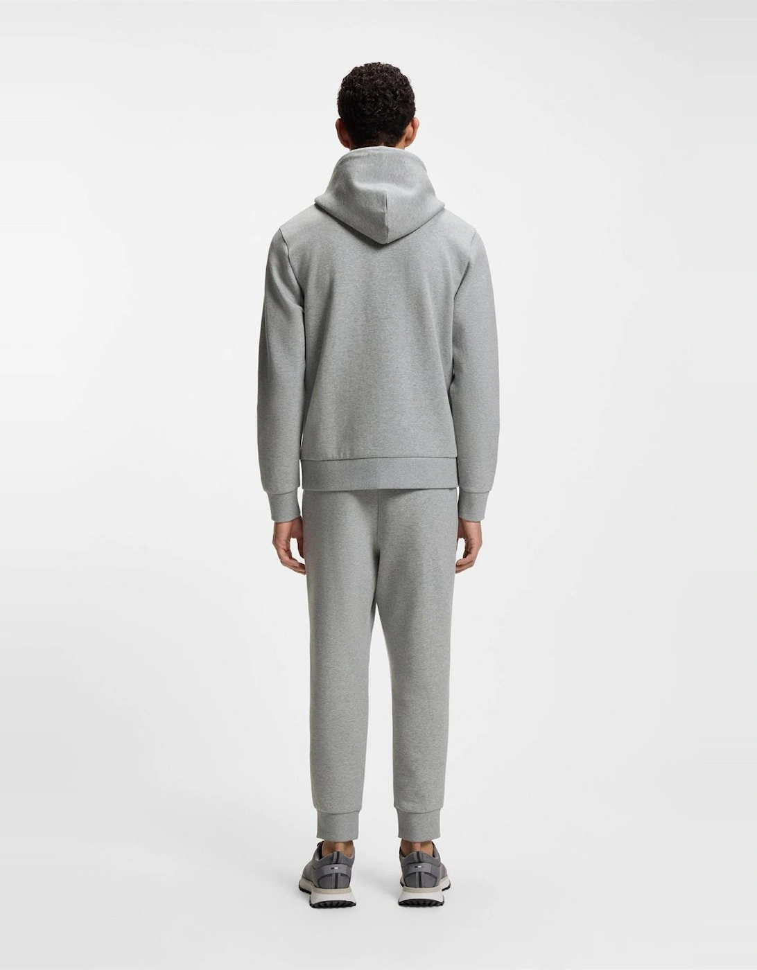 Saggy Full Zip Hoodie With Adjustable Drawstring Hood