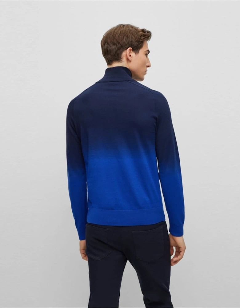 Funnel Neck Long Sleeve Regular Fit Sweater