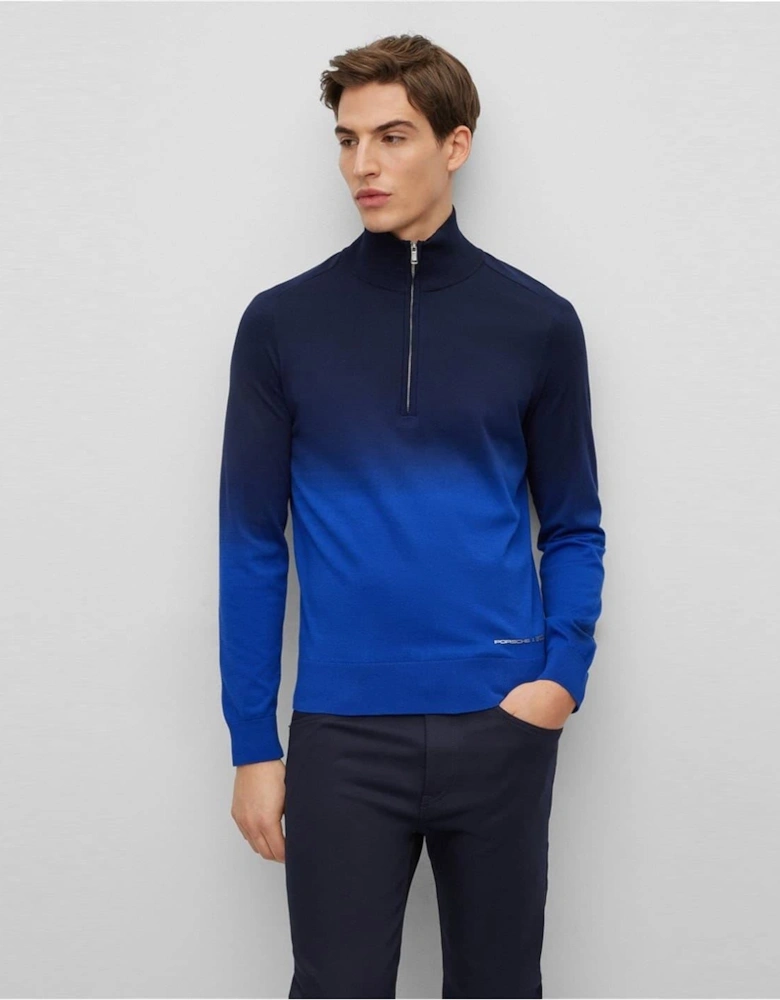 Funnel Neck Long Sleeve Regular Fit Sweater