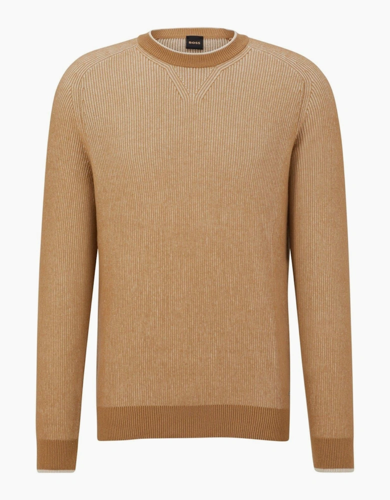 Crew Neck Raglan Sleeve Long Sweater