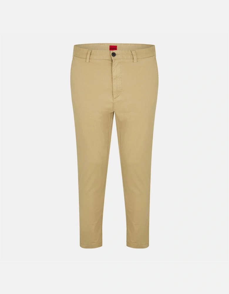 Jimi224d Solid Patterned Straight Chinos