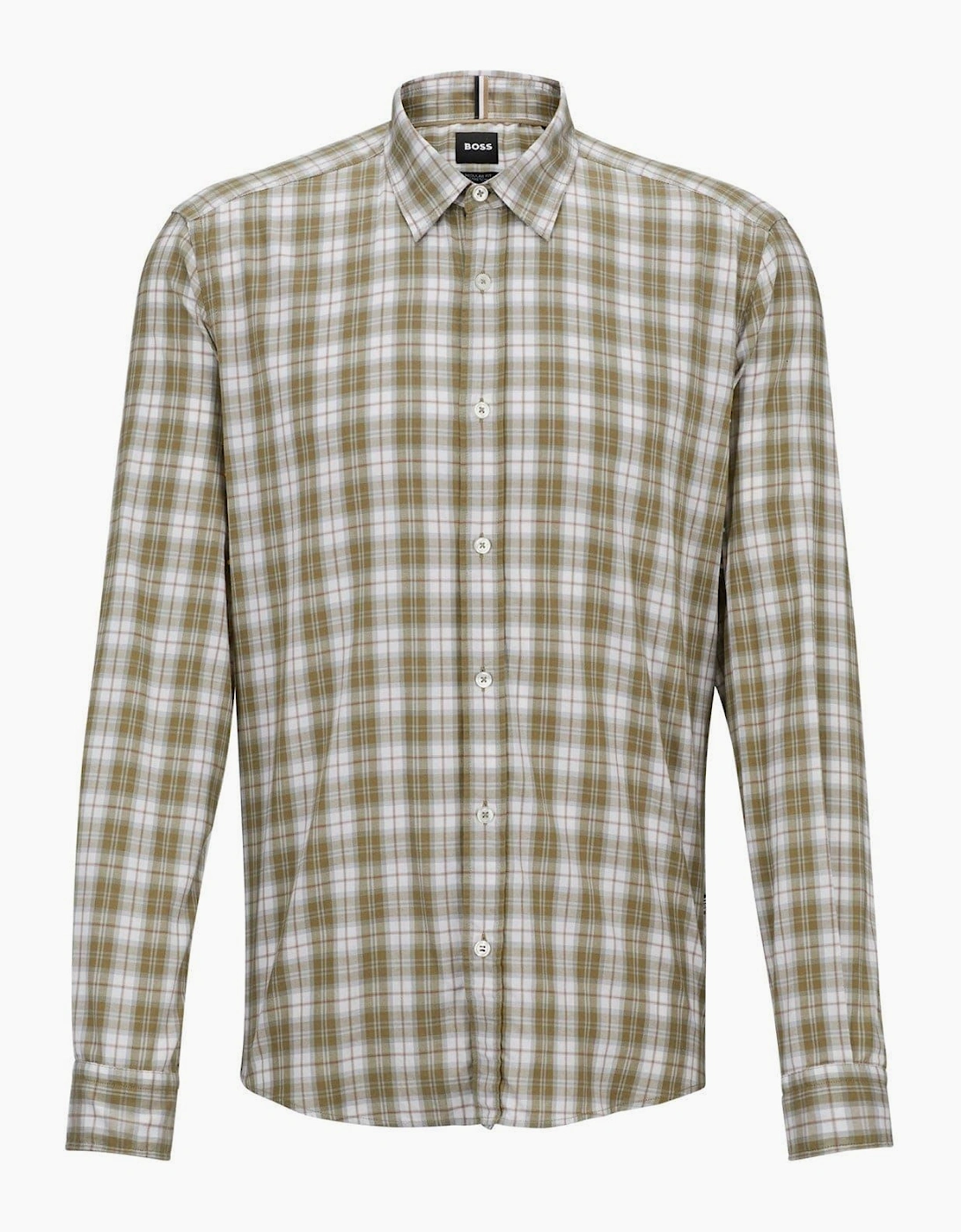 Liam Regular Fit Cuff Sleeve Point Collar Shirt