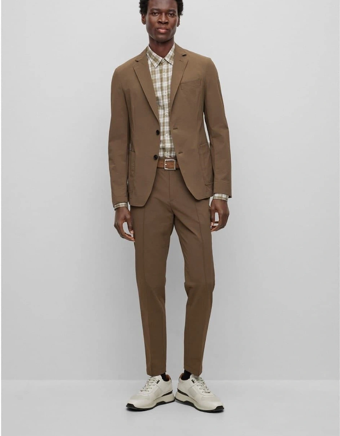 Liam Regular Fit Cuff Sleeve Point Collar Shirt