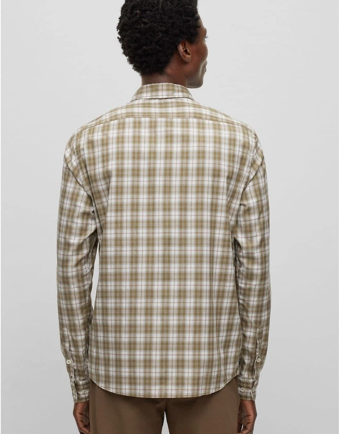 Liam Regular Fit Cuff Sleeve Point Collar Shirt