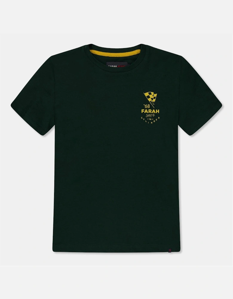 Lettering Graphic Crew Neck Short Sleeve T-Shirt