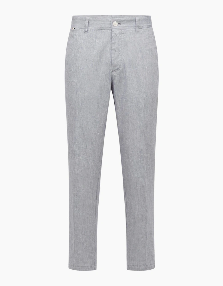 Perin Solid Patterned Straight Chinos