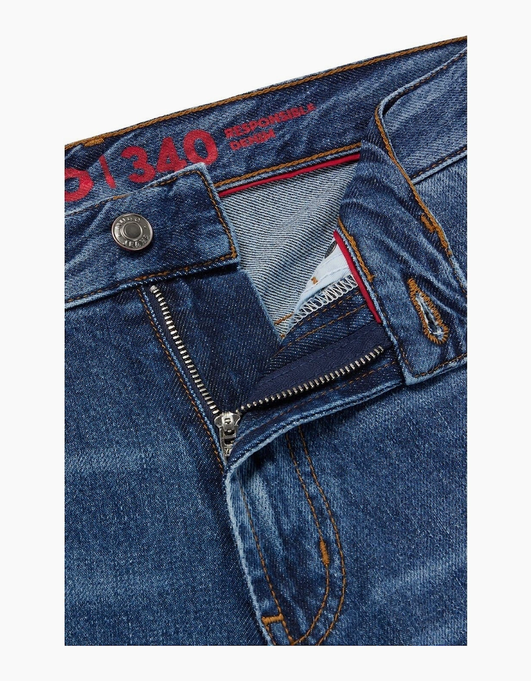 Five Pocket Straight Leg Jeans