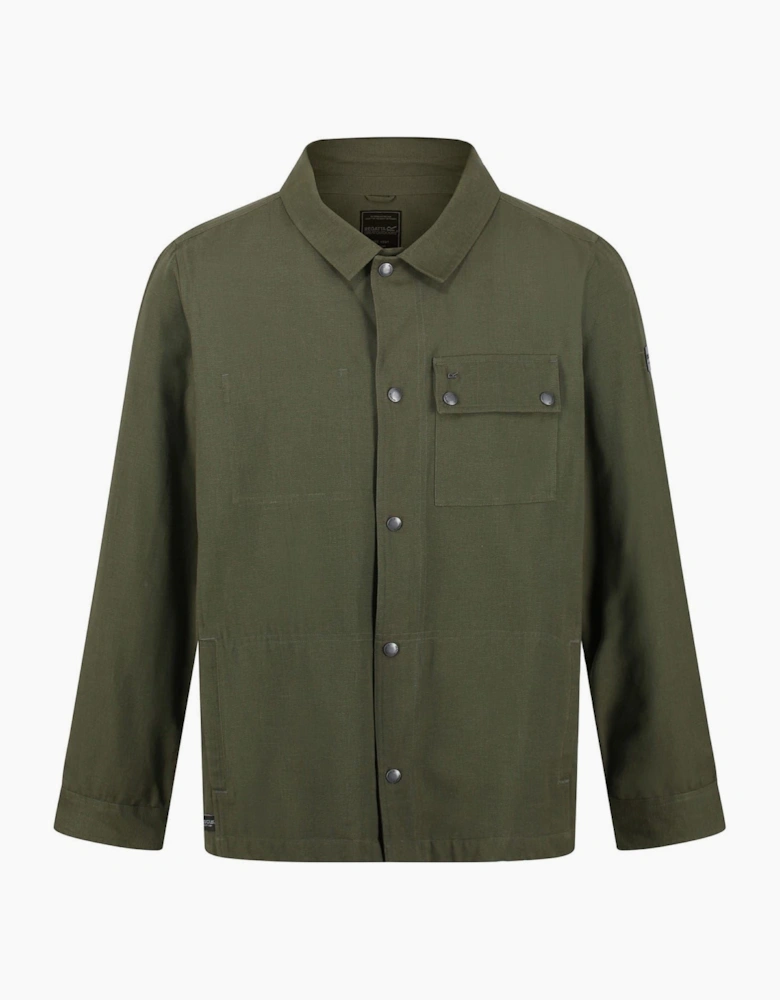 Collared Neck Shirt Collar Long Sleeve Shirt