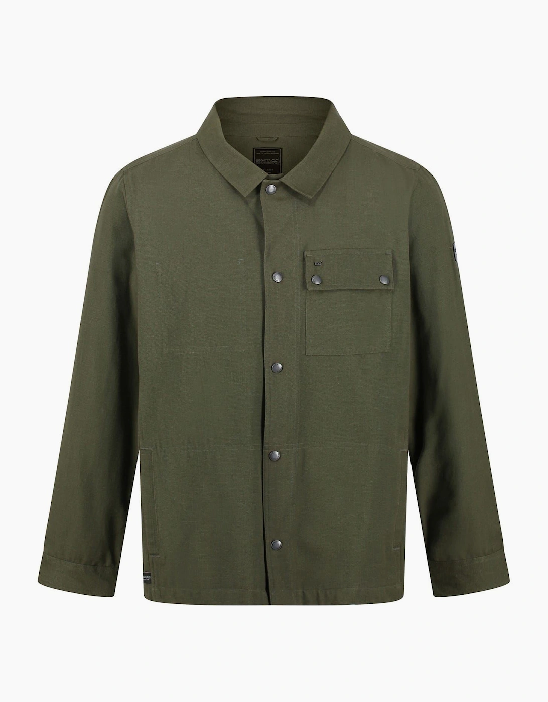 Collared Neck Shirt Collar Long Sleeve Shirt