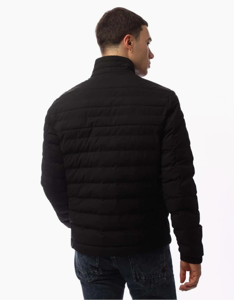Coldio Solid Patterned Puffer Jacket