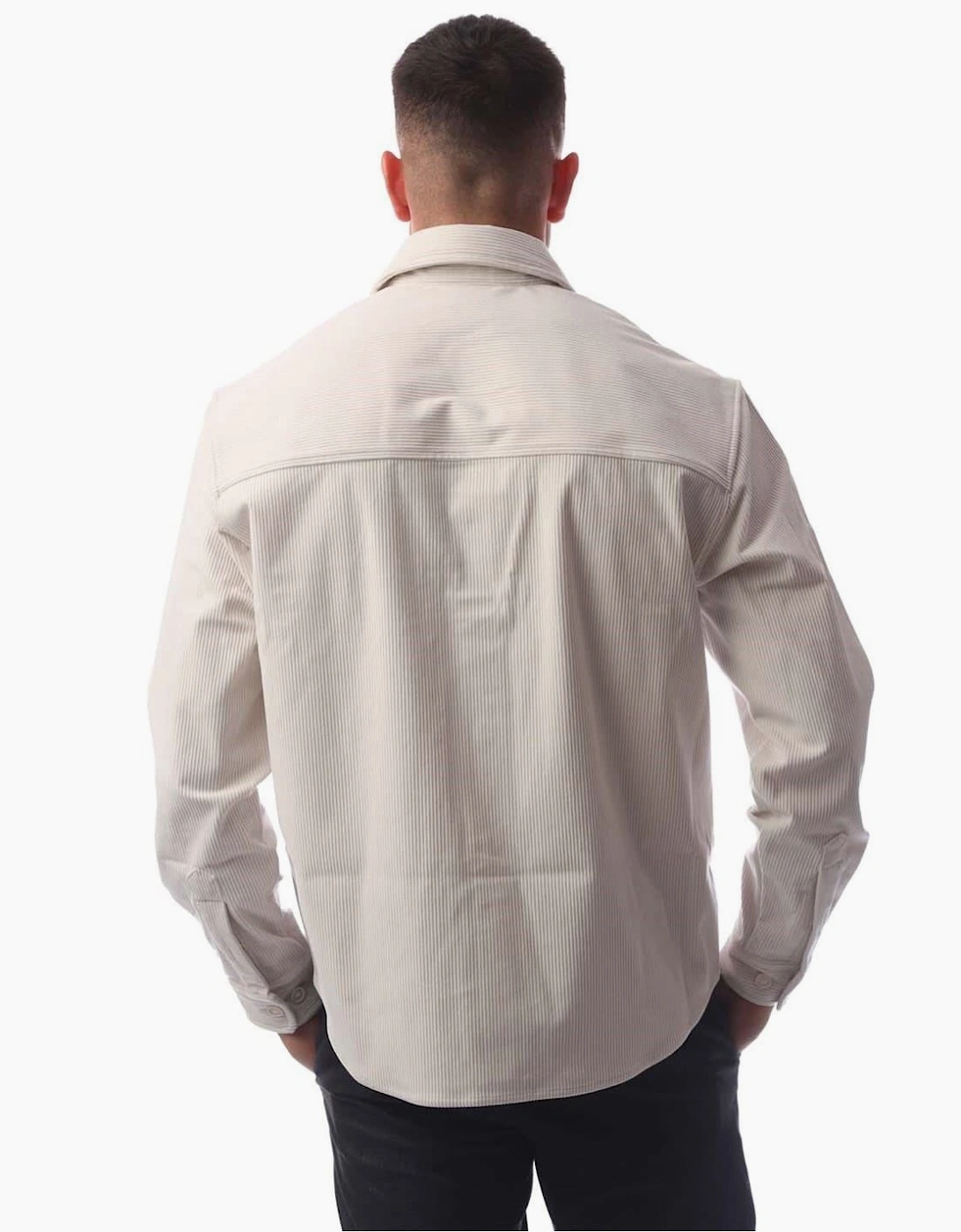 Collared Neck Long Sleeve Regular Fit Shirt