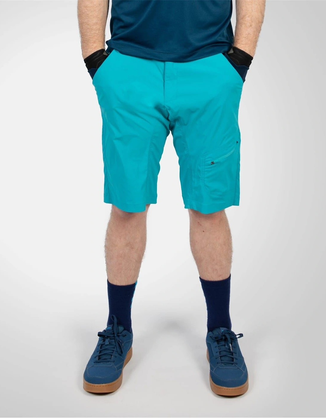 Hummvee Lite Biking Shorts with Snap Button