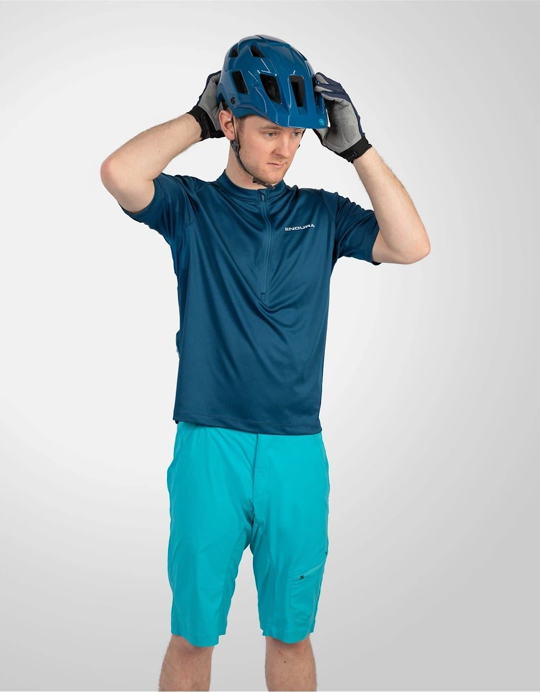 Hummvee Lite Biking Shorts with Snap Button