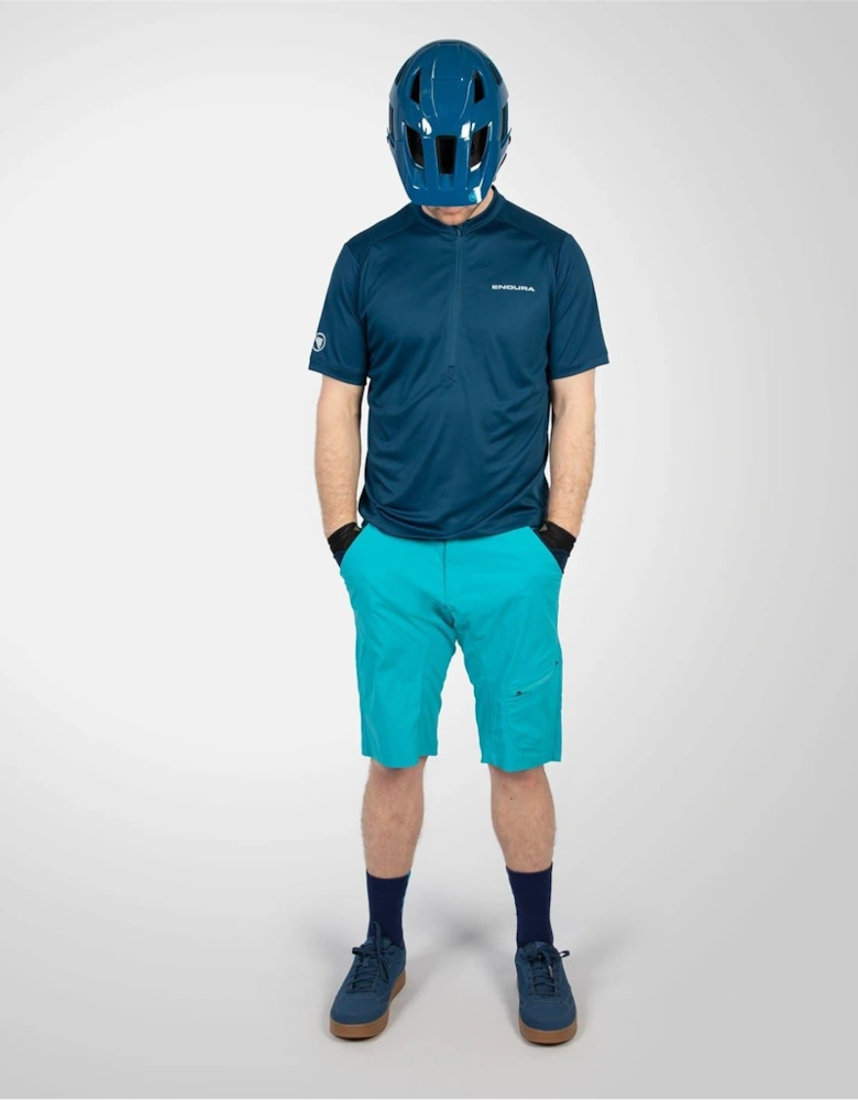 Hummvee Lite Biking Shorts with Snap Button