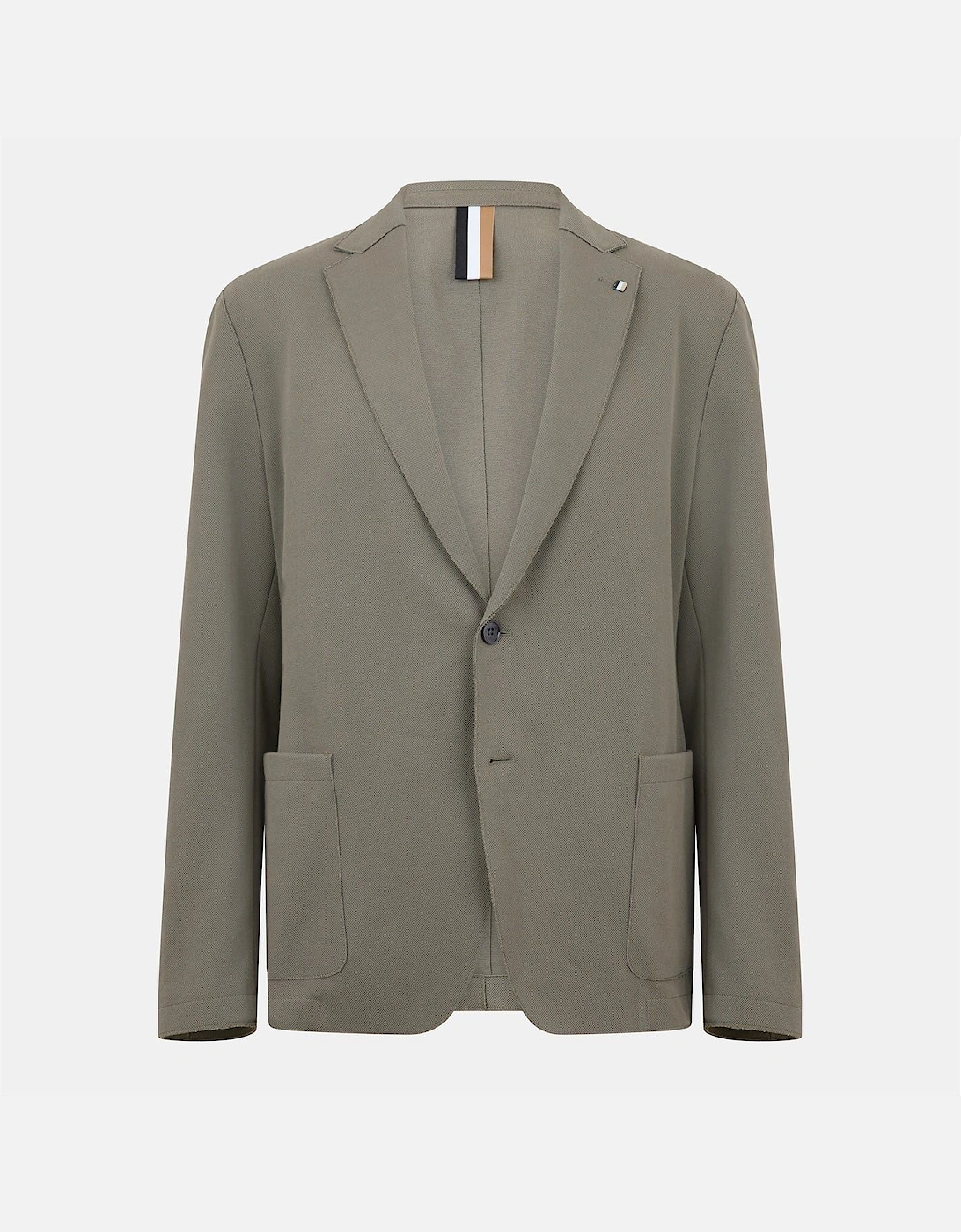Solid Patterned Regular Fit Blazer