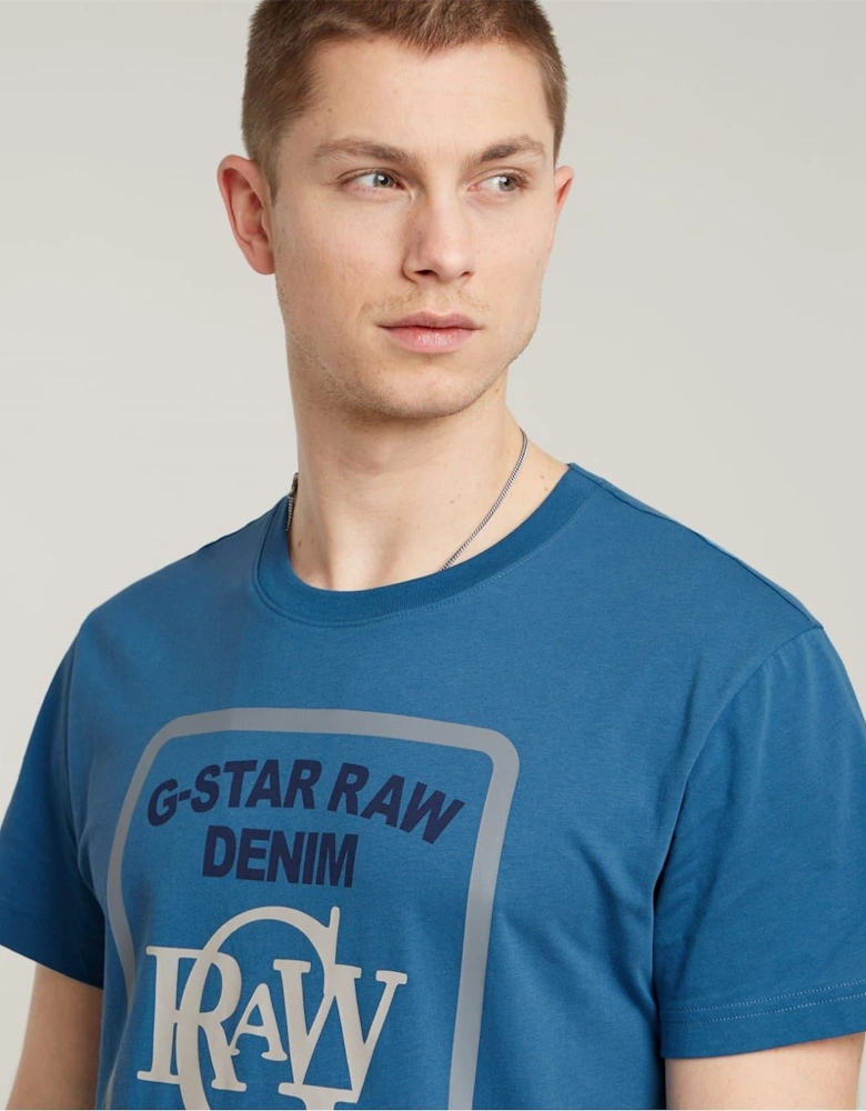 Regular Fit Lettering Crew Neck T-Shirt