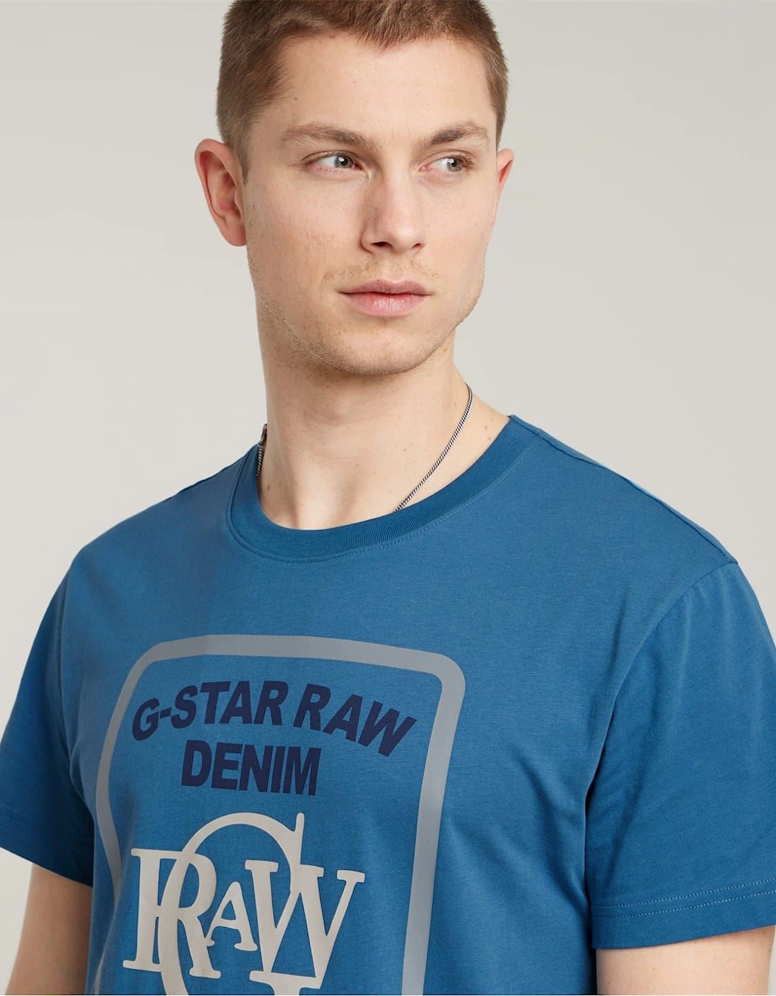 Regular Fit Lettering Crew Neck T-Shirt