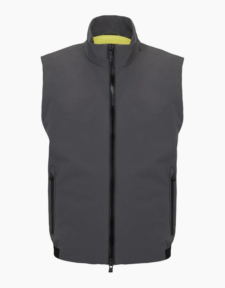 Solid Patterned Regular Fit Vest