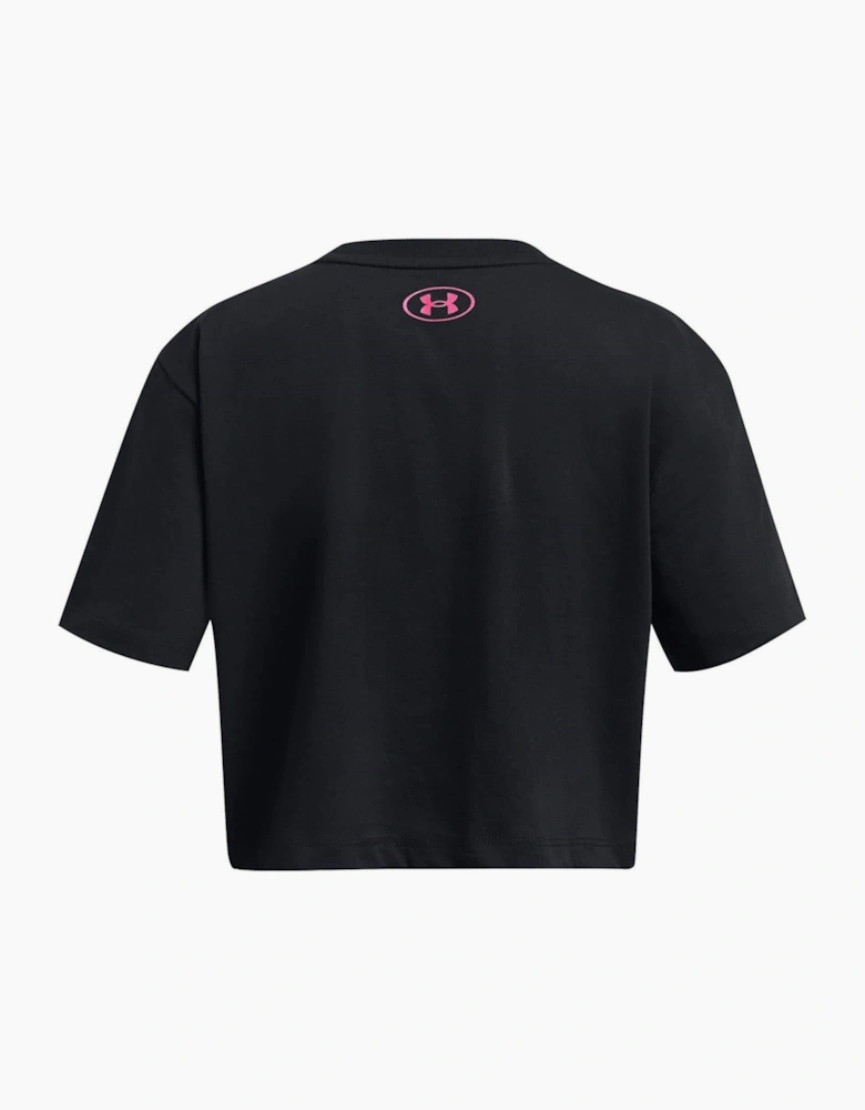 Campus Flame Cropped Regular Fit T-Shirt