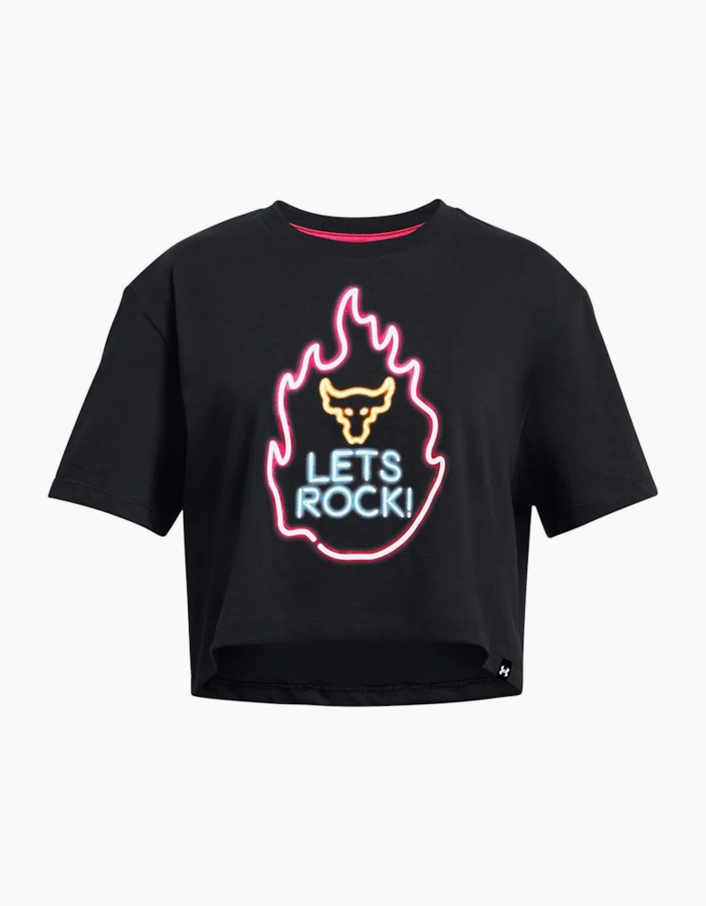 Campus Flame Cropped Regular Fit T-Shirt