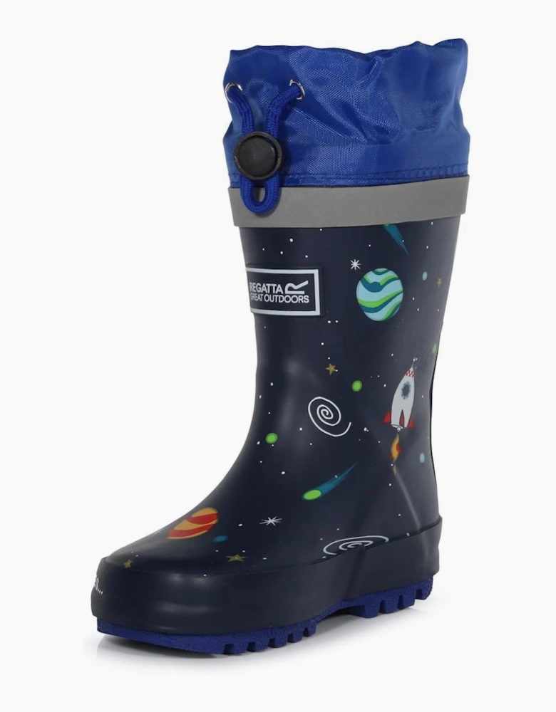 Splash Graphic Print Wellington Boots