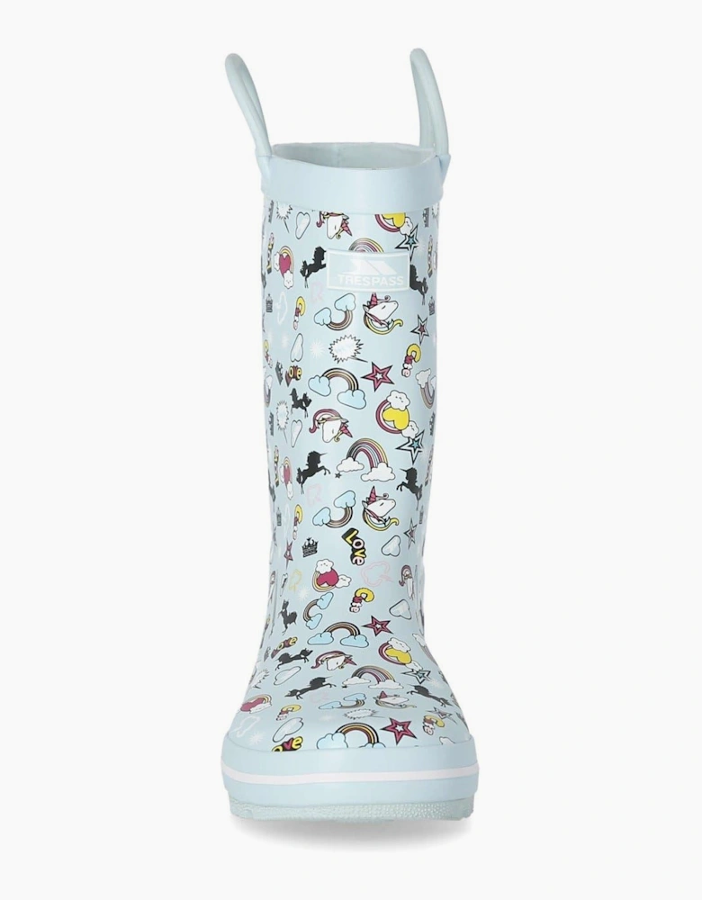 Starryton Heart Graphic Wellington Boots