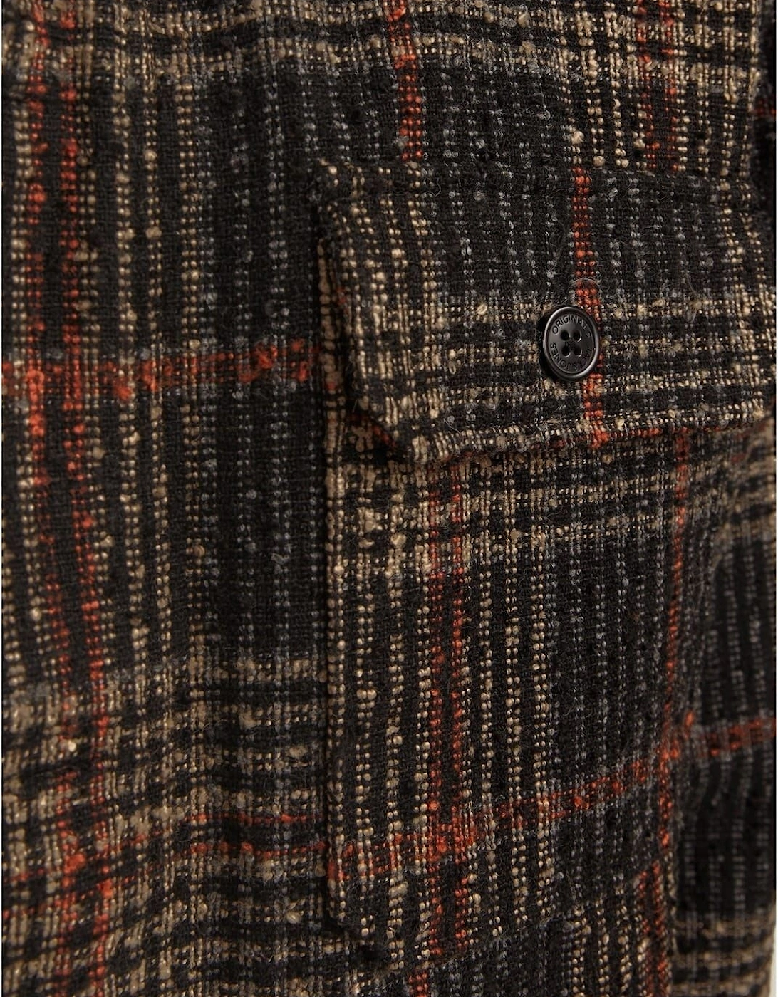 Boucle Regular Fit Long Sleeve Cuff Sleeve Front Pocket Shirt