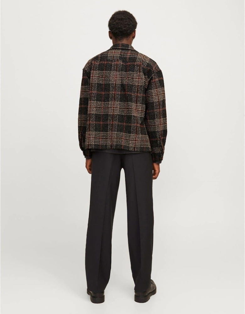 Boucle Regular Fit Long Sleeve Cuff Sleeve Front Pocket Shirt