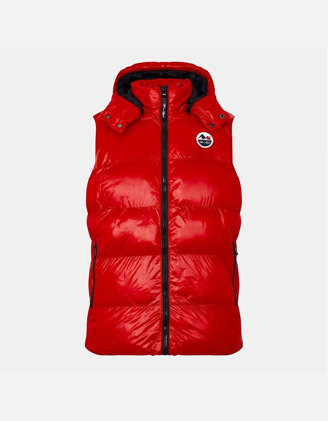 Hooded Neck Solid Patterned Puffer Coat