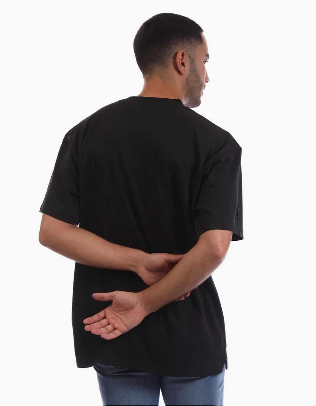 Beam Embossed Logo Crew Neck Short Sleeve T-Shirt