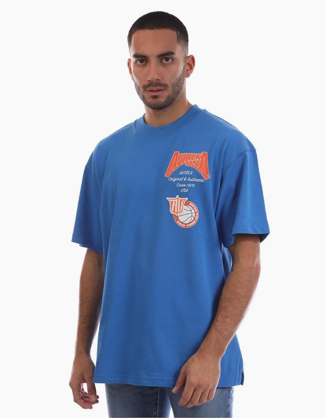 Mccarren Printed Logo Crew Neck Short Sleeve T-Shirt