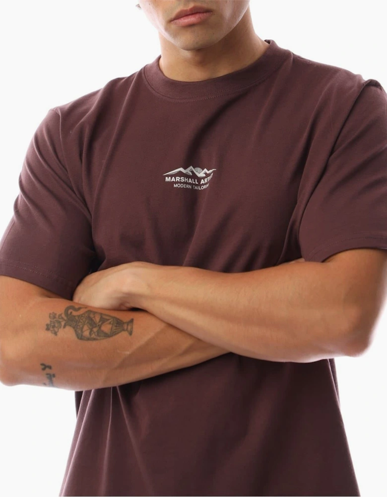 Printed Logo Crew Neck Short Sleeve Jersey T-Shirt
