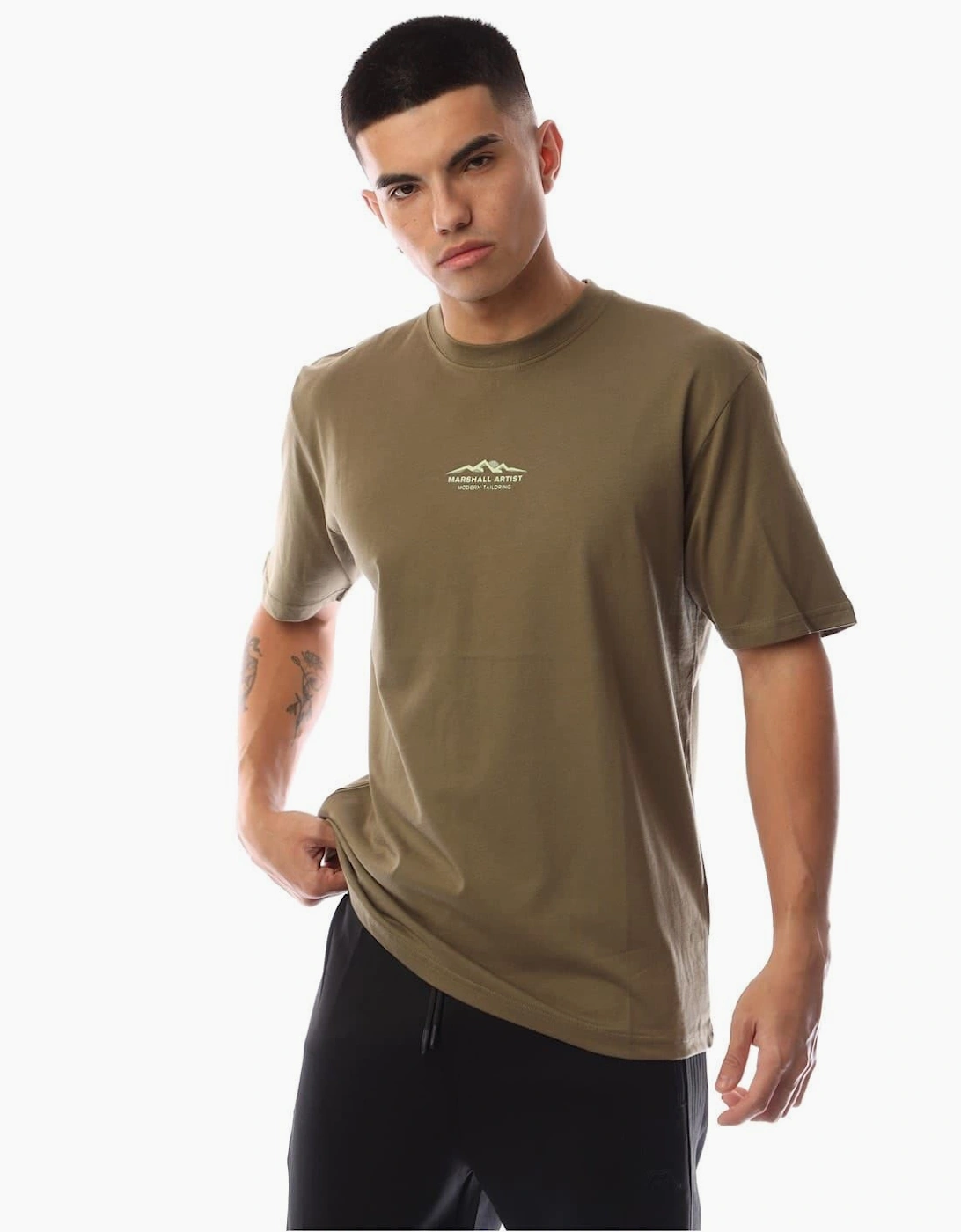 Printed Logo Crew Neck Short Sleeve Jersey T-Shirt