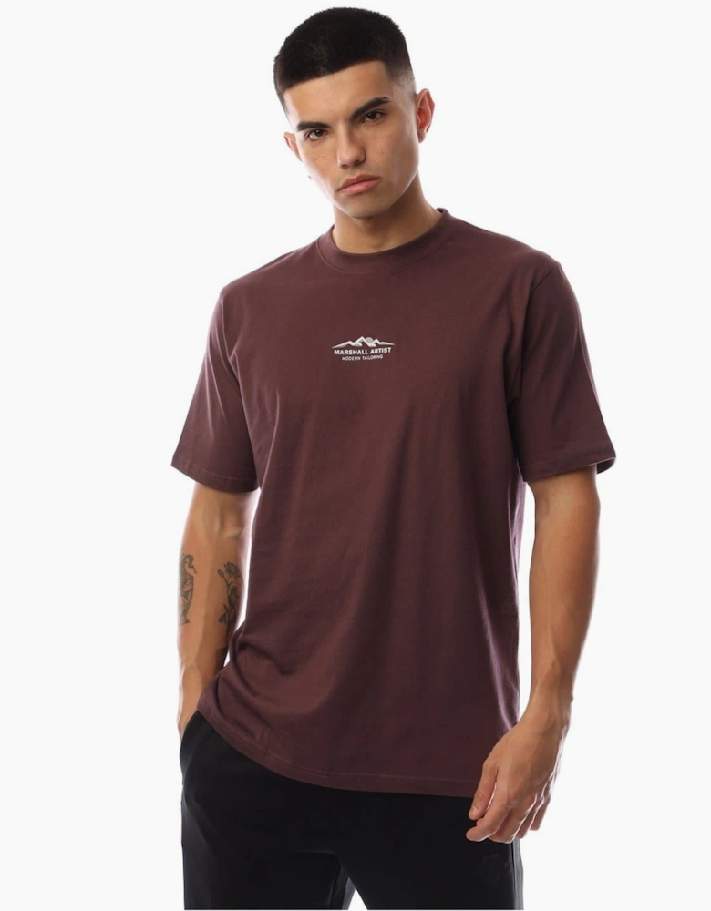 Printed Logo Crew Neck Short Sleeve Jersey T-Shirt