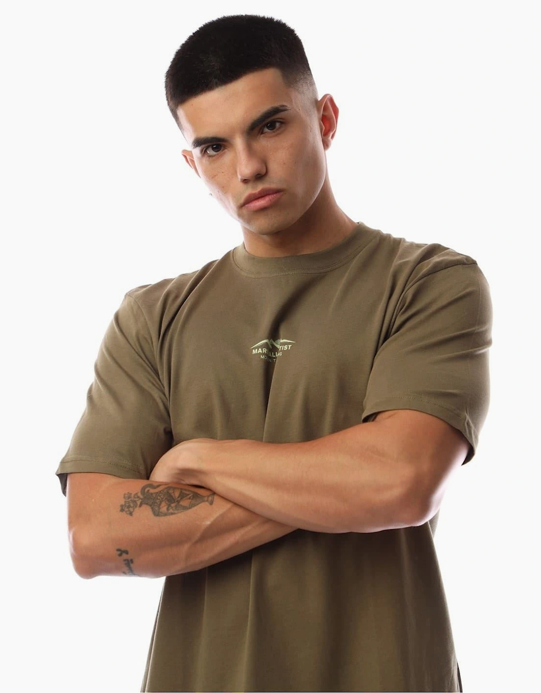 Printed Logo Crew Neck Short Sleeve Jersey T-Shirt