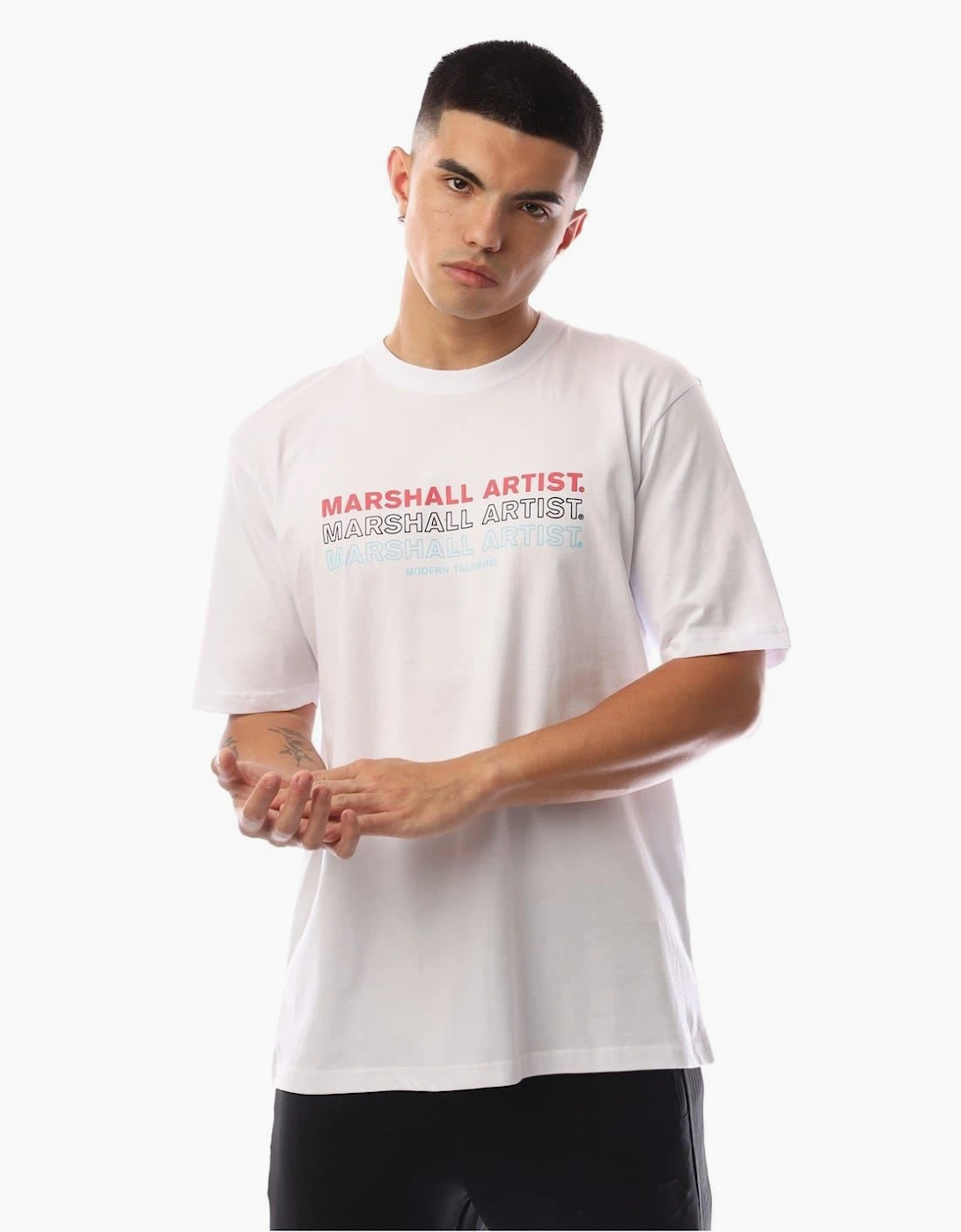 Printed Logo Crew Neck Short Sleeve Jersey T-Shirt