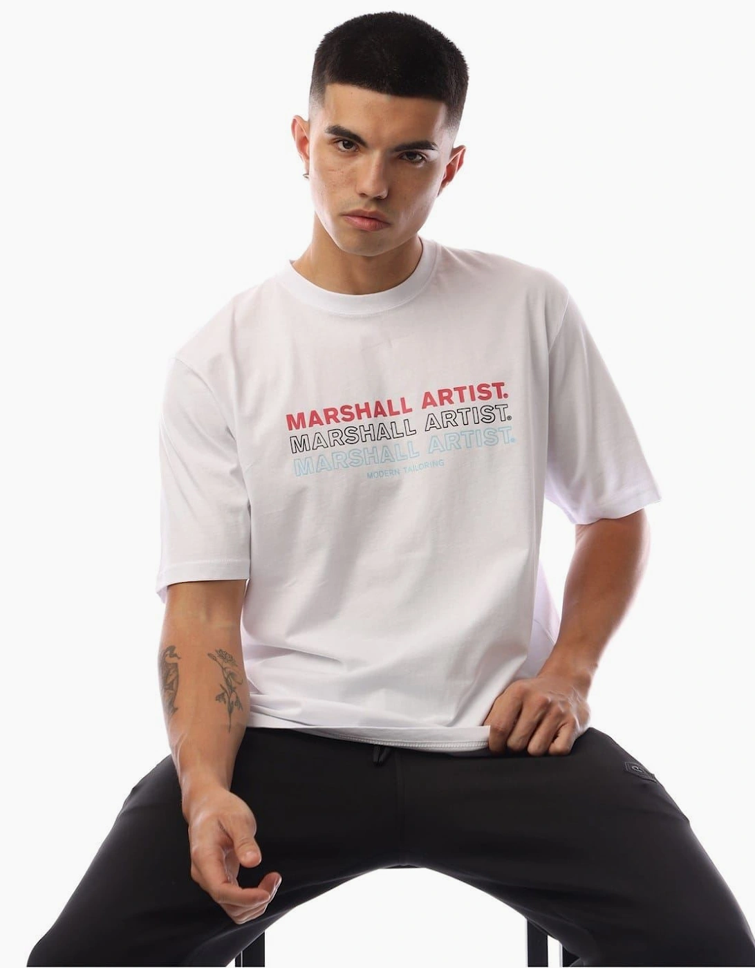 Printed Logo Crew Neck Short Sleeve Jersey T-Shirt